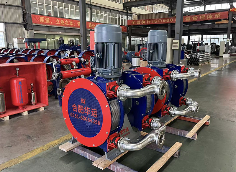 Our company has completed the manufacturing of hose pumps for a certain group