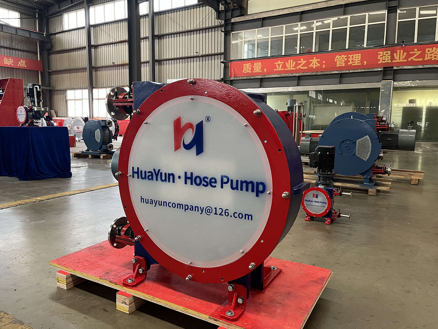 Huayun Machinery’s Customized Hose Pumps Delivered to Saudi Arabia, Empowering Local Wastewater Treatment Upgrade