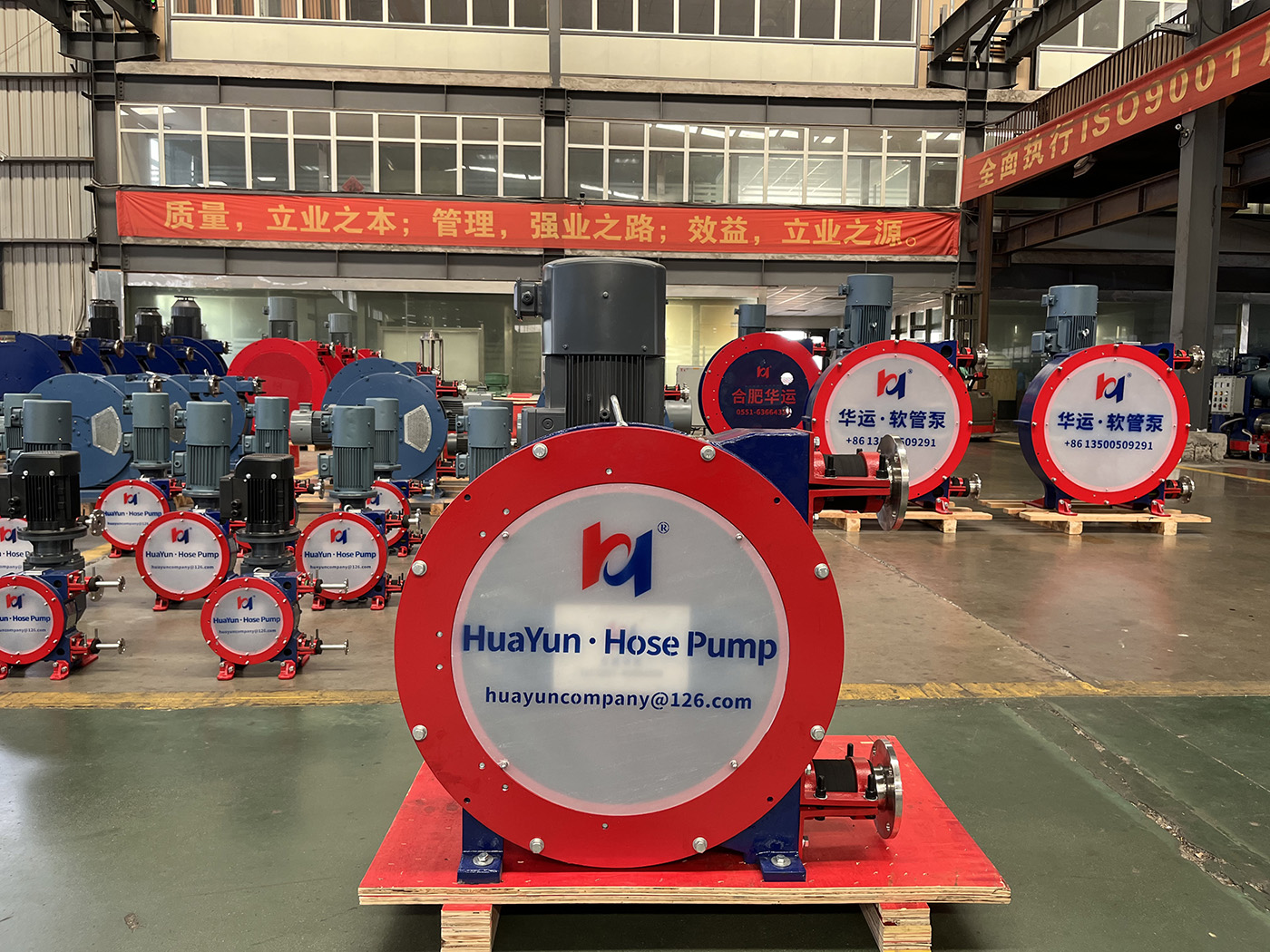 Huayun Machinery Hose Pumps Exported to Croatia, Boosting Local Wastewater Treatment Upgrades_复制_复制1