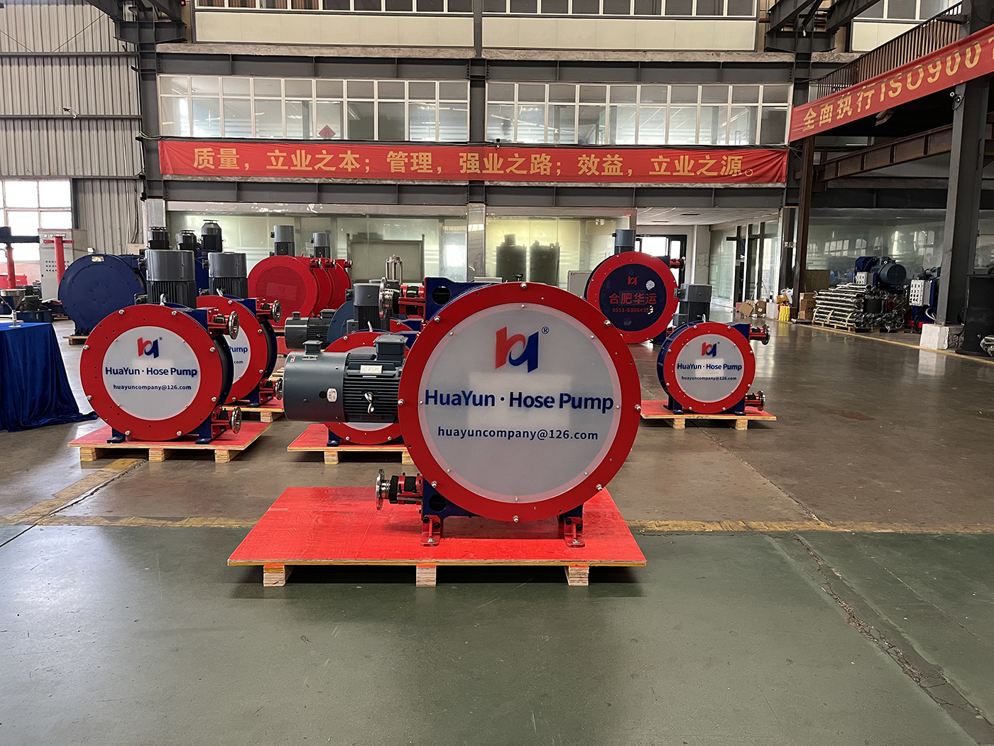 Hefei Huayun Hose Pumps Exported to Saudi Arabia to Support Local Wastewater Treatment Upgrades