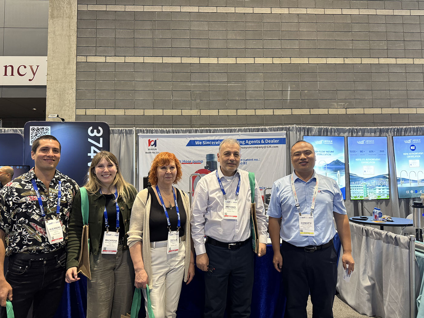 Huayun Machinery Strengthens Global Partnerships at WEFTEC 2025